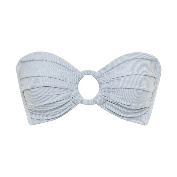 Montce Light Denim Tori Ties bikini top - Picture 3 of 6